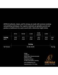 ORTEGA BJP-5 Pro 5-String Banjo Strings Set  010/.10