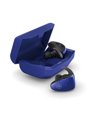 YAMAHA TW-ES5A Blue Ear Headphones with Microphone Bluetooth