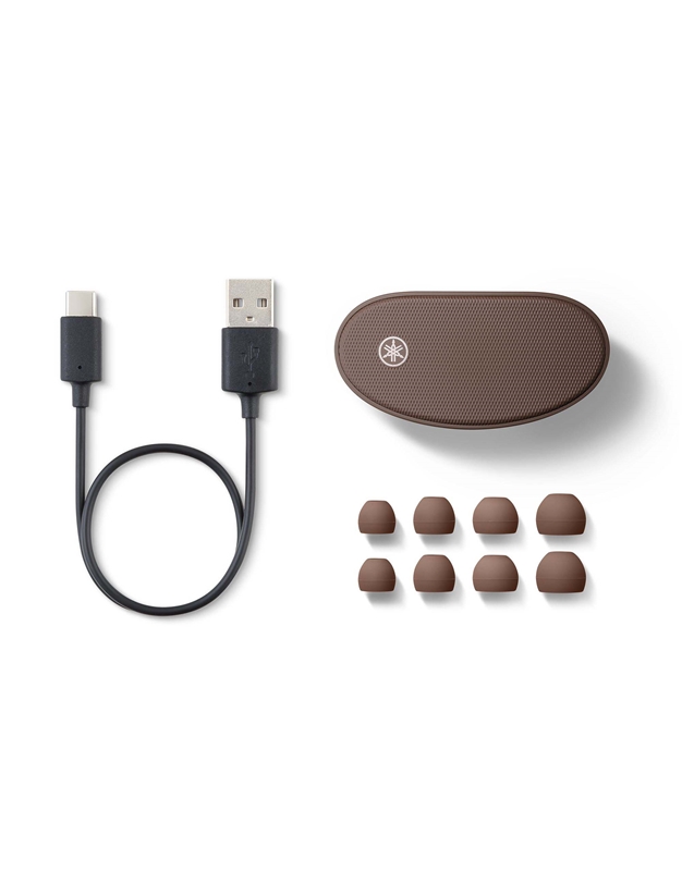 YAMAHA TW-E5B Brown Ακουστικά in ear με Μικρόφωνο Bluetooth