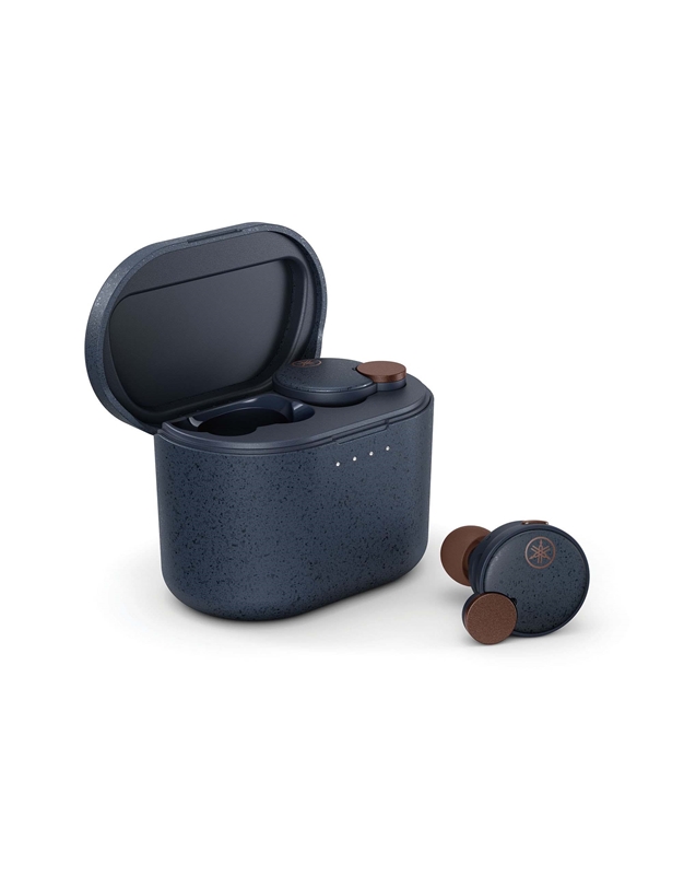 YAMAHA TW-E7B Blue Ear Headphones with Microphone Bluetooth