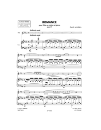 Saint-Saens Camille - Romance, For Flute Or Violin & Piano, Op. 37