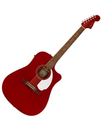 FENDER Redondo Player w/ Walnut Candy Apple Red Electric Acoustic Guitar