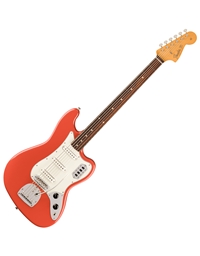 FENDER Vintera II '60s Bass VI w/ Rosewood Fiesta Red Electric Baritone Guitar - Bass
