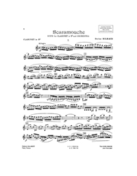 Milhaud Darius - Scaramouche Reduction For Clarinet In Bb & Piano