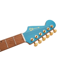 CHARVEL Angel Vivaldi Pro-Mod DK24-6 Nova Caramelized Maple Lucerne Aqua Firemist Electric Guitar