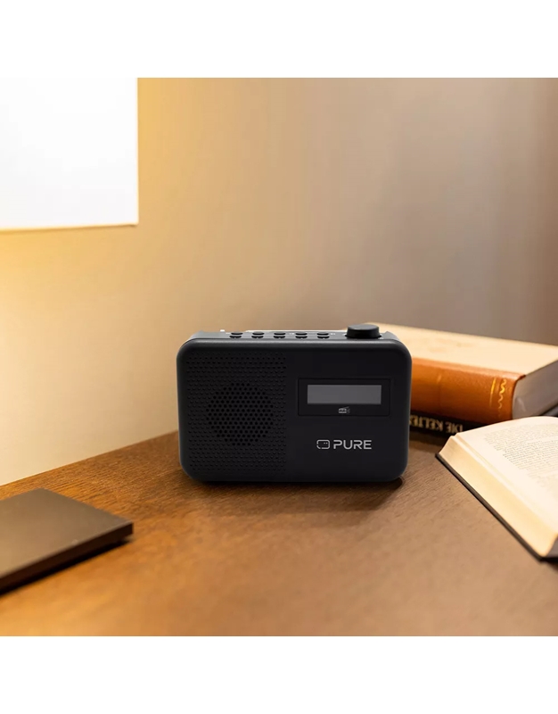PURE Elan One 2 φορητό ψηφιακό ραδιόφωνο με DAB+ και Bluetooth, Ανθρακί