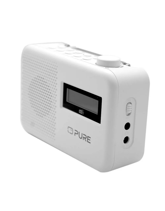 PURE Elan One 2 φορητό ψηφιακό ραδιόφωνο με DAB+ και Bluetooth, Λευκό