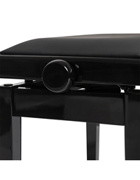 STAGG PBH 390 BKP SBK Ηydraulic Piano Bench Polished Black Adjustable