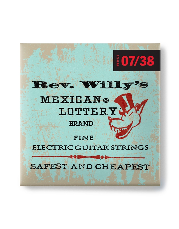 DUNLOP RWN0738 Billy Gibbons Rev. Willy's Electric Guitar Strings Set (07-38)