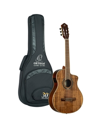 ORTEGA RCE30TH-ACA 30th Anniversary Series Electro Classical Guitars with Gig Bag