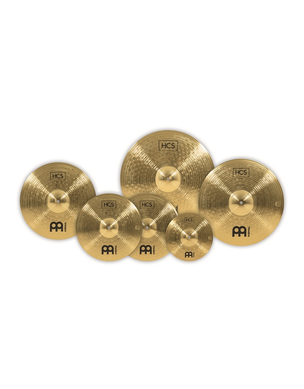 MEINL HCS-CS2 Expanded Cymbal Set (10" Splash, 14" Hi-Hats, 16" Crash,  18" Crash, 20" Ride)