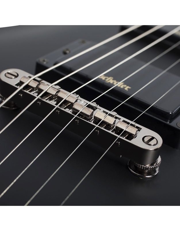 SCHECTER Demon-6 Satin Aged Black Satin Electric Guitar
