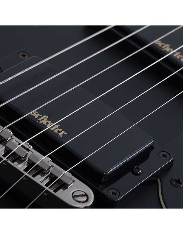 SCHECTER Demon S-II Satin Aged Black Satin Electric Guitar