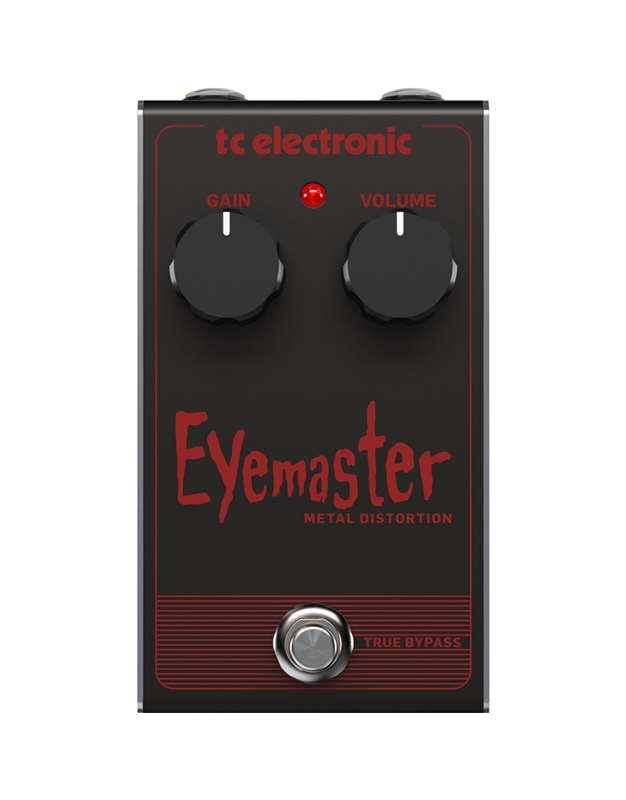 TC ELECTRONIC Eyemaster Metal Distortion Effect Pedal