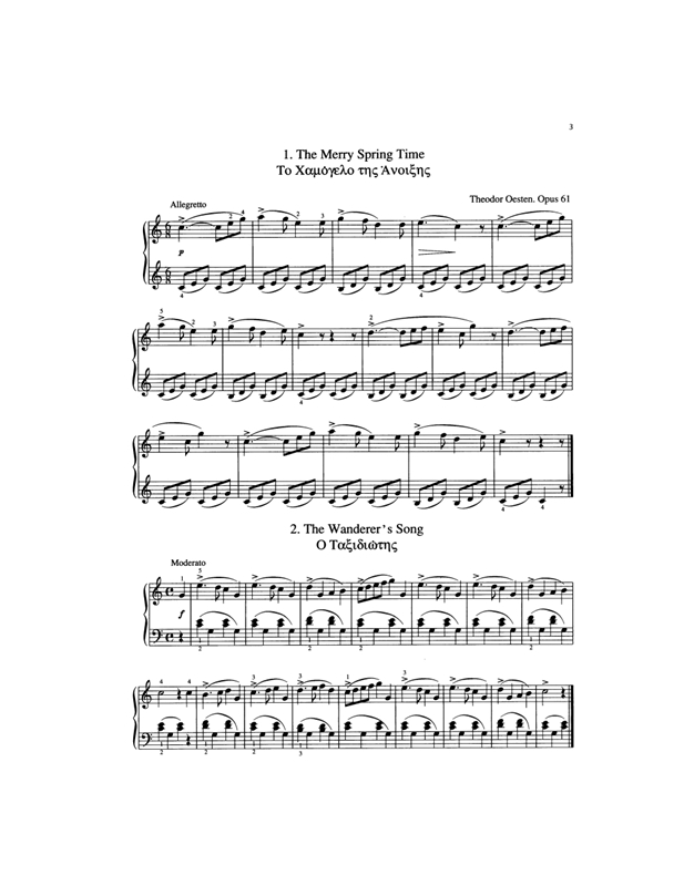 Oesten Theodor - 25 Easy Pieces Op. 61 BK / CD / MP3