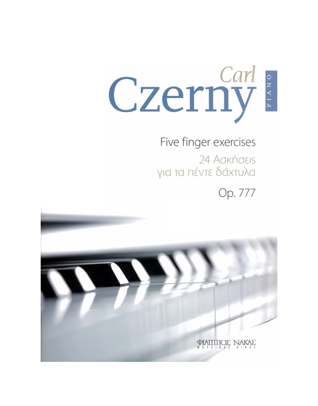 Czerny Carl - 24 Ασκήσεις Για Tα Πέντε Δάχτυλα Op. 777