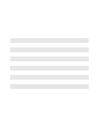 Music Notebook Spiral -  50/6 (50 Sheets, 6 Staves/Page)