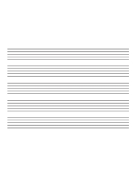 Music Notebook 30/5 (30 Sheets, 5 Staves/Page)