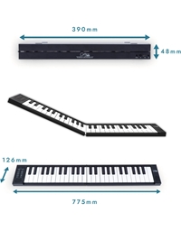 CARRY-ON Folding Piano 49 Touch Black Αρμόνιο/Keyboard