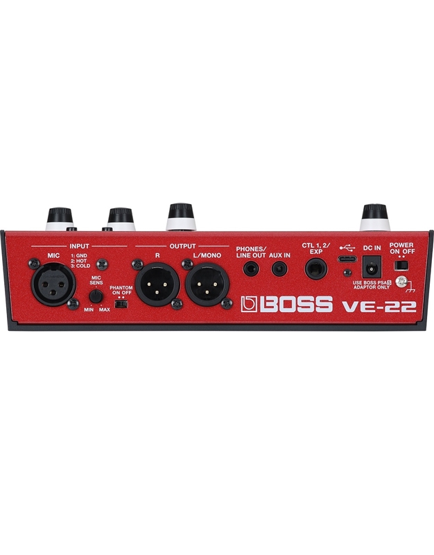 BOSS VE-22 Vocal Performer Processor Multi-FX Pedal