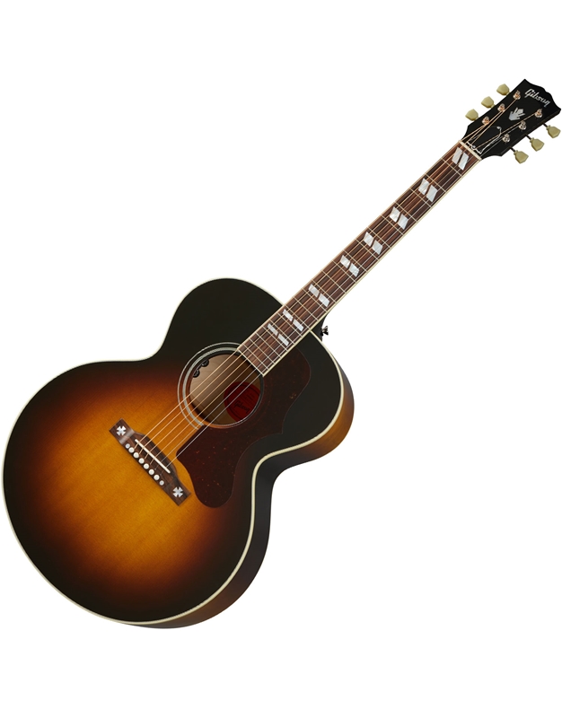GIBSON J-185 Original Vintage Sunburst Electric Acoustic Guitar