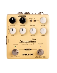 NUX Stageman Floor Preamp Pedal for Acoustic Guitar